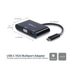 StarTech.com Adaptateur multiport USB-C vers VGA avec port USB-A et Power Delivery