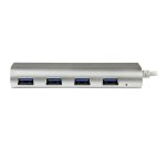 StarTech.com Hub USB à 4 Ports avec Ethernet, USB-A, Gigabit Ethernet/GbE, USB 5Gbps, Design Robuste, Alimentation par Bus, Hub USB 3.0 Portable pour Ordinateur Portable