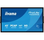 iiyama T4329AS-B1AG écran plat de PC 108 cm (42.5") 3840 x 2160 pixels 4K Ultra HD LED Écran tactile Noir