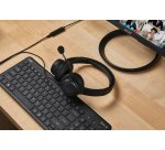 Acer AHW154 Auriculares Alámbrico De mano Oficina/Centro de llamadas USB tipo A Negro