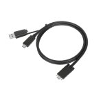 Targus ACC1133GLX câble USB USB 3.2 Gen 1 (3.1 Gen 1) 1 m USB C Noir