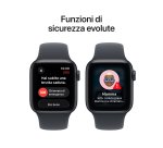 Apple Watch SE (3nd generation) SE 3 GPS 40mm Cassa Alluminio Mezzanotte con Sport Band Mezzanotte - S/M