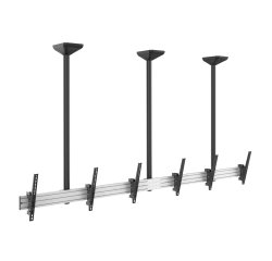 Equip Montaggio a soffitto a tre schermi da 45” a 50”