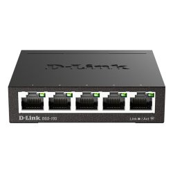 D-Link DGS-105 Non-géré L2 Gigabit Ethernet (10/100/1000) Noir