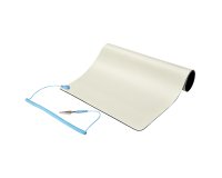 StarTech.com Tapis Antistatique ESD - Tapis de Bureau ESD Universel - Sous-couche pour Réparation d'Appareils Électroniques - Tapis de Travail avec Câble de Mise à la Terre Détachable, ANSI/ESD S 4.1, 30x46cm