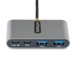 StarTech.com Hub USB-C à 4 Ports avec 100W Power Delivery Pass-Through - Hub USB 3.0 4 Ports - USB-C vers USB-A - Hub USB Type-C avec Câble de 30cm - Mini Hub USB-C - Splitter USB-C, 5Gbps