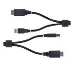 StarTech.com Cable KVM HDMI y USB 3.0 5Gbps de 3m - 4K 60Hz - Cable Combo HDMI 2.0 y USB para Switch Conmutador KVM