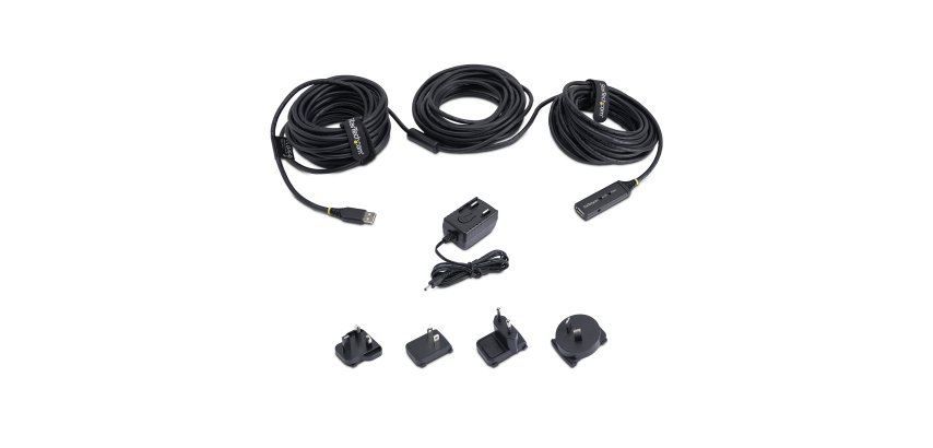 StarTech.com Câble d'extension USB 2.0 actif de 5m - Prolongateur / répéteur / rallonge USB - Mâle / Femelle