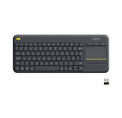 Logitech K400 Plus Tastiera Wireless Touch per tv
