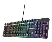 Trust GXT 871 Zora tastiera Gaming USB Italiano Nero