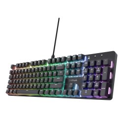 Trust GXT 871 Zora tastiera Gaming USB Italiano Nero