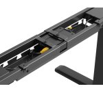 Equip Telaio elettrico ERGO per scrivania, doppio motore, nero