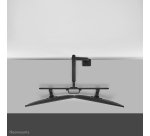 Neomounts DS75S-950BL2 Support d'écran à fixer 17-32" - ressort à gaz - Topfix - arrêt 180°