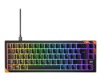 CHERRY K5 PRO TMR COMPACT clavier Gaming USB AZERTY Français Noir, Orange