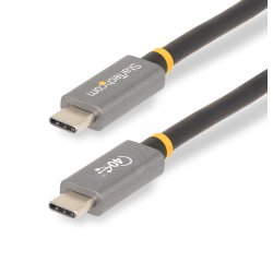 StarTech.com 3ft (1m) USB4 Cable, USB-IF Certified USB-C Cable, 40 Gbps, USB Type-C Data Transfer Cable, 100W Power Delivery, 8K 60Hz, Compatible w/Thunderbolt 4/3/USB 3.2