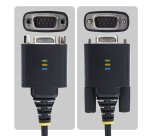 StarTech.com Câble Adaptateur USB-C vers Série de 30 cm, Rétention COM, Puce FTDI, Type-C vers DB9 RS232 Mâle, Voyants d'État, Vis et Écrous DB9 Interchangeables