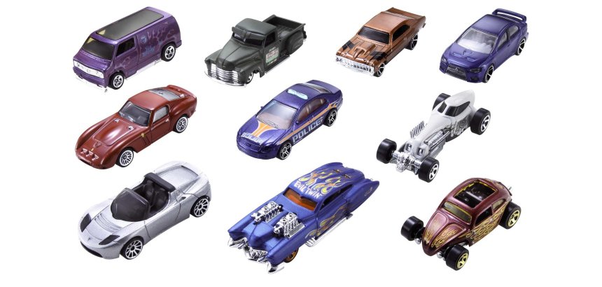 Hot Wheels 10 veicoli assortiti