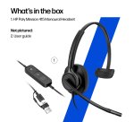 HP Poly Mission 415 Monaural USB Wired Headset
