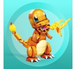MEGA Pokémon Build & Show Charmander toy building set, 4 inches tall,