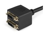 StarTech.com Câble Répartiteur en Y DVI-D vers 2x DVI-D 30 cm - Câble Splitter DVI-D - M/F