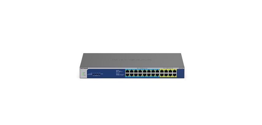 NETGEAR GS524UP Non-géré Gigabit Ethernet (10/100/1000) Connexion Ethernet, supportant l'alimentation via ce port (PoE) Gris