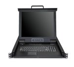 StarTech.com Console KVM à Montage Rack 8 Ports avec Câbles de 1,8m - Switch KVM Intégré avec Écran LCD 17" - Tiroir KVM LCD 1U Complet - KVM OSD - Durable 50,000 MTBF - Support USB + VGA - Clavier QWERTY