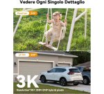 Imou Crusier DUAL 6MP (3MP+3MP) Telecamera Wi-Fi da esterno, motorizzata con Doppio Obiettivo, Visione Notturna a Colori, Rilevamento Umano/Veicoli e Smart Tracking, IP66