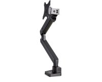 StarTech.com Desk Mount Monitor Arm with 2x USB 3.0 ports, Slim Full Motion Single Monitor Mount, up to 34" (17.6lb/8kg) VESA Display, Clamp/Grommet Mount, Mechanical Spring