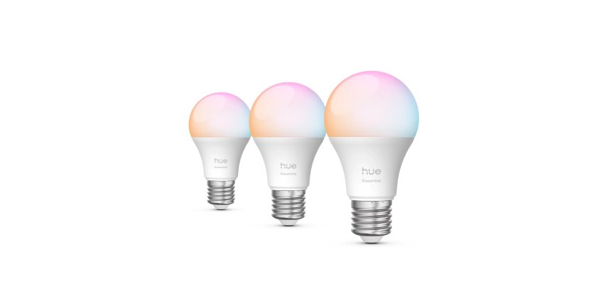 Philips Hue White and colour ambience Essential A60 – E27 smart bulb – 806 lm – 8W – 3-pack