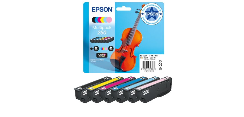 Epson Multipack d’encres 6 couleurs Claria Photo HD 250 Violon