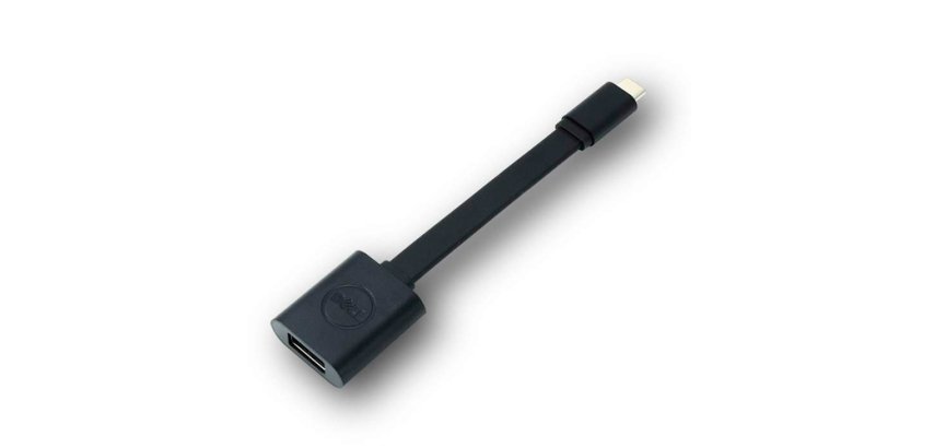 DELL DBQBJBC054 câble USB USB 3.2 Gen 1 (3.1 Gen 1) 0,132 m USB C USB A Noir
