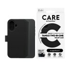 PanzerGlass CARE™ by ® Tango 2-in-1 Wallet Case w. MagSafe iPhone 16 protective phone case Black Cover