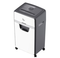 HP OneShred 24CC triturador de papel Corte en partículas 65 dB 22 cm Blanco, Negro