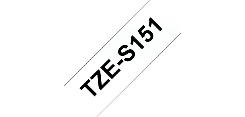 Brother TZe-S151 - gelamineerde tape - 1 cassette(s) - Rol (2,4 cm x 8 m)