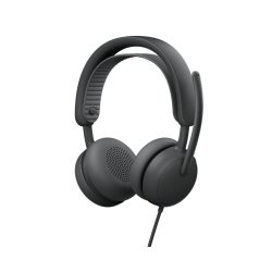 Logitech Zone Wired 2: auriculares con cancelación de ruido y tecnología híbrida adaptativa ANC, USB-C con adaptador USB-A, Grafito