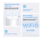 TP-Link Deco X50-5G Router Mesh Wi-Fi 6 5G con Slot per SIM Card