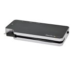 StarTech.com Adaptador Multipuertos USB C - Docking Station USB 3.1 Tipo C a Vídeo HDMI de 4K o VGA - PD Pass-through de 100W - Hub Ladrón USB de 2 Puertos - 10Gbps - Lector MicroSD - GbE