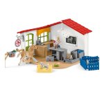 Boite de jeux schleich farm world clinique veterinaire    avec animaux domestiques