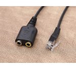 Equip RJ9 to 3.5mm Headset Audio Adapter