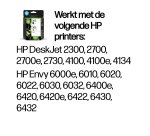 HP 305 originele drie-kleuren / zwarte inktcartridge, 2-pack