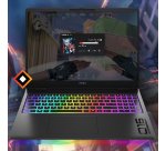 HP OMEN MAX 16-ah0031nf Intel Core Ultra 7 255HX Ordinateur portable 40,6 cm (16") WQXGA 32 Go DDR5-SDRAM 1 To SSD NVIDIA GeForce RTX 5070 Ti Wi-Fi 7 (802.11be) Windows 11 Home AI PC Noir