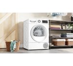 BOSCH Sèche-linge pompe à chaleur WQG133DTFR, Série 6, Rotation alternée