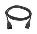 Eaton P004-02M-EU câble électrique Noir 2 m IEC C13 IEC C14