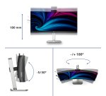 Philips 6000 series 34B2U6603CH/00 écran plat de PC 86,4 cm (34") 3440 x 1440 pixels Wide Quad HD LCD Gris