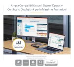 StarTech.com Adattatore da USB 3.0 a HDMI - 4K 30Hz Ultra HD - Certificato DisplayLink - Convertitore per monitor da USB Type-A a HDMI - Video esterno e scheda grafica - Mac e Windows