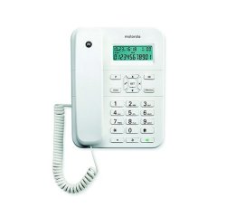 Motorola CT202 Teléfono analógico Identificador de llamadas Blanco