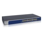 NETGEAR XS724EM Géré L2 10G Ethernet (100/1000/10000) 1U Bleu, Gris