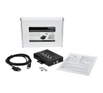 StarTech.com Hub Série 4 Ports USB vers RS232/RS485/RS422 - Convertisseur Industriel USB 2.0 vers DB9 - IP30 - Hub Série Métallique Montable sur Rail DIN - Protection ESD 15kV