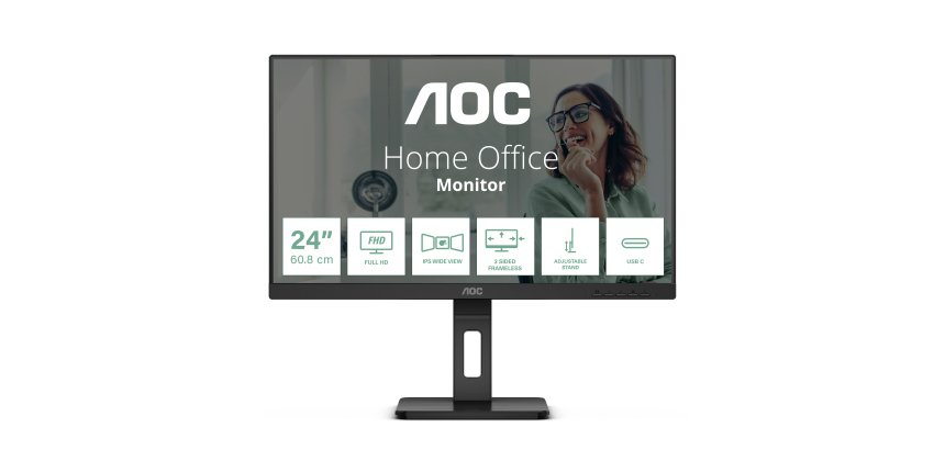 AOC 24P3CV écran plat de PC 60,5 cm (23.8") 1920 x 1080 pixels Full HD LED Noir