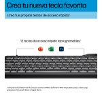 HP Teclado con cable retroiluminado multidispositivo 405